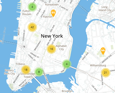 literary map of new york